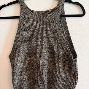 Gray Knit Women’s Top Forever 21 Size Large L - fits more like a small or medium